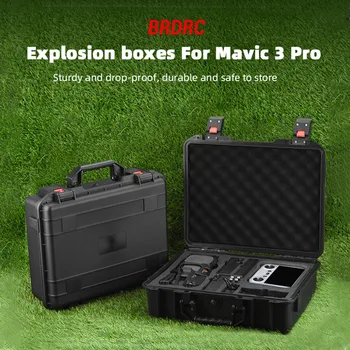  Коробка Взрывозащищенная коробка Сумка Открытый жесткий ящик для хранения Подходит для дронов Dji Mavic 3 Pro с камерой