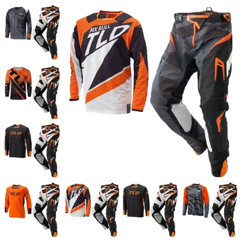  Майка и брюки для мотокросса MX, комплект гоночного снаряжения, костюм для катания на горном велосипеде, комбинация для езды на мотоцикле, топ 40 Размера