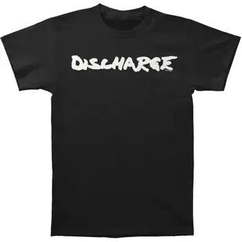  Мужская футболка с логотипом Discharge, Маленькая Черная