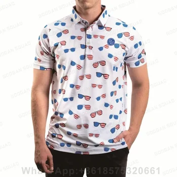  Рубашка-поло для мужчин, для отдыха, мужские поло в стиле пэчворк с короткими рукавами, качественная повседневная летняя брендовая мужская одежда, мужские рубашки-поло для гольфа, 24