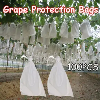 Сумка для разведения, Защита от насекомых, Водонепроницаемая защитная сумка, Сетчатая сумка, сумки для защиты винограда, Садовые принадлежности